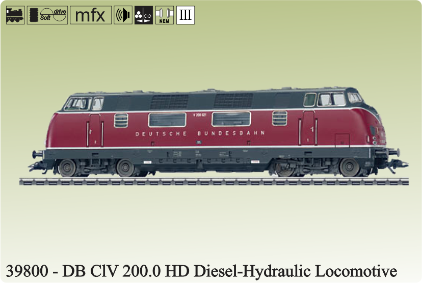 39800-DB V200 Diesel Locomotive