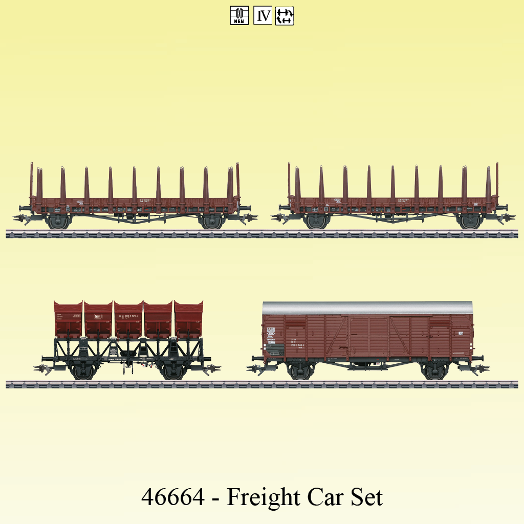 46664-Freight Car Set