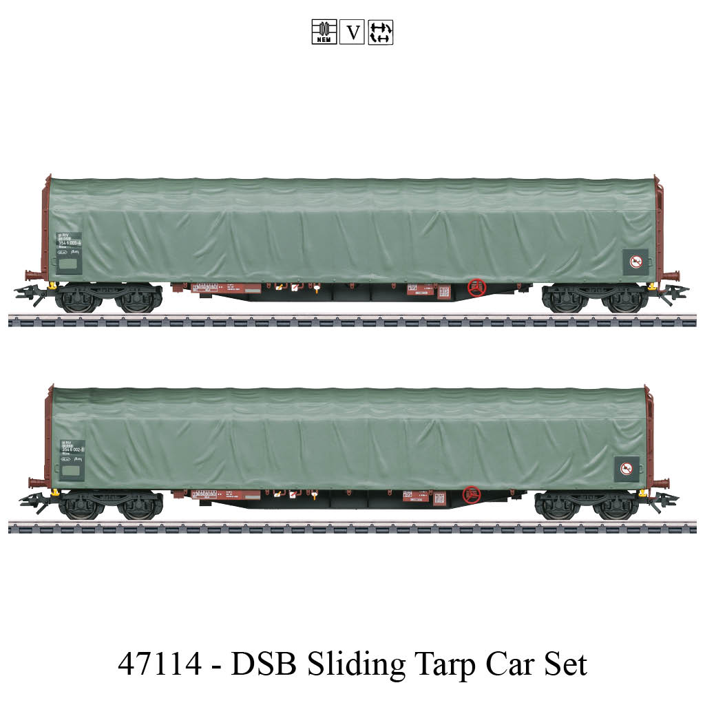 47114-DSB Sliding Tarp Car Set (2)