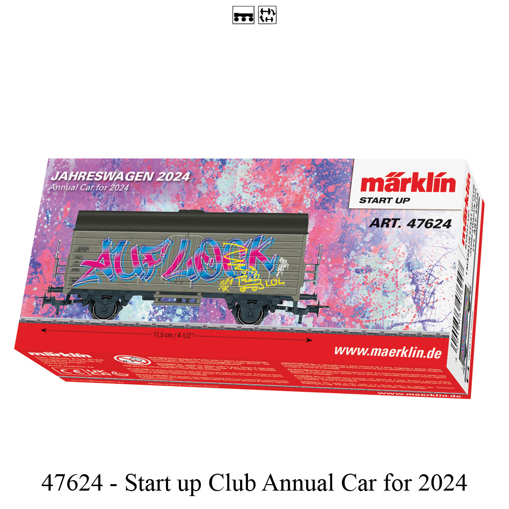 47624-Märklin Start up Club Annual Car for 2024